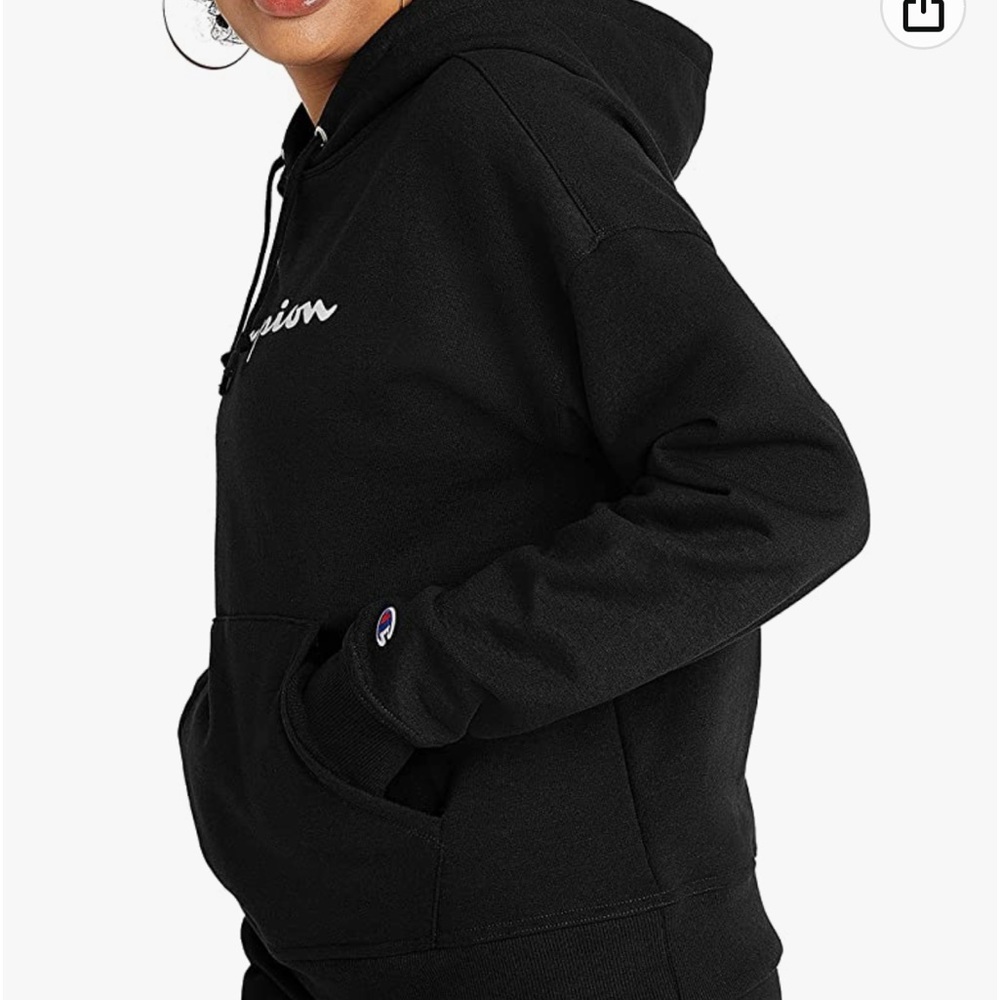 Champion Script Powerblend Relaxed Hoodie Women’s SZ M